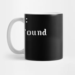 404 error : costume not found Mug